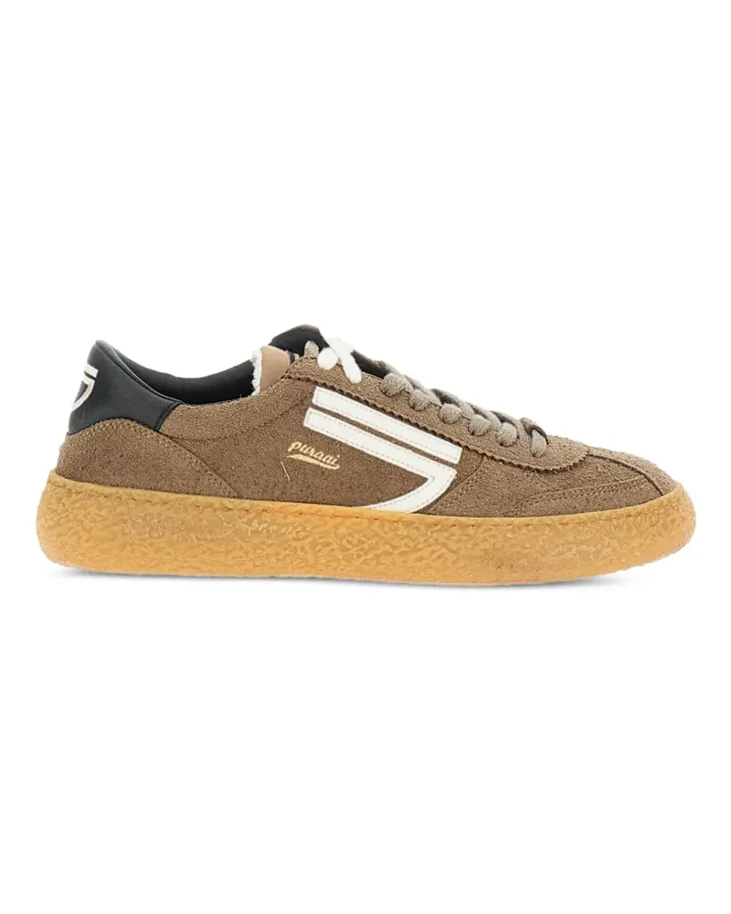 Puraai 1.01 Vintage Sneakers aus haarigem Microwildleder - Braun Braun