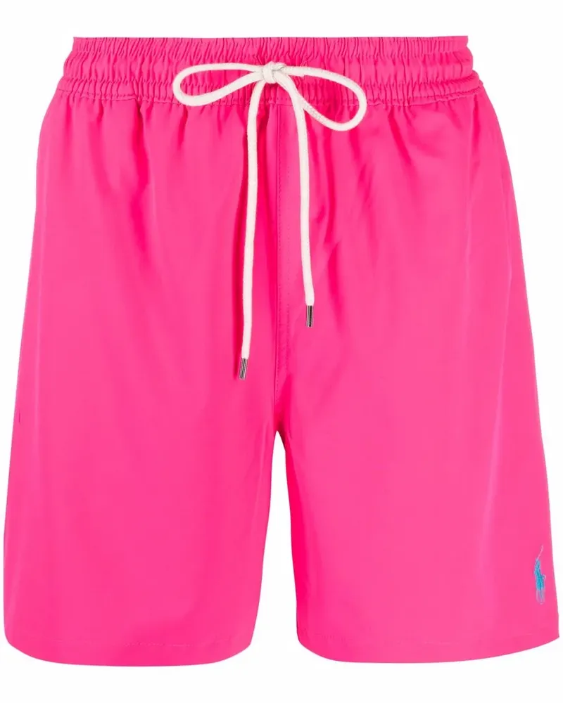 Ralph Lauren Traveler Badeshorts mit Kordelzug - Rosa Rosa