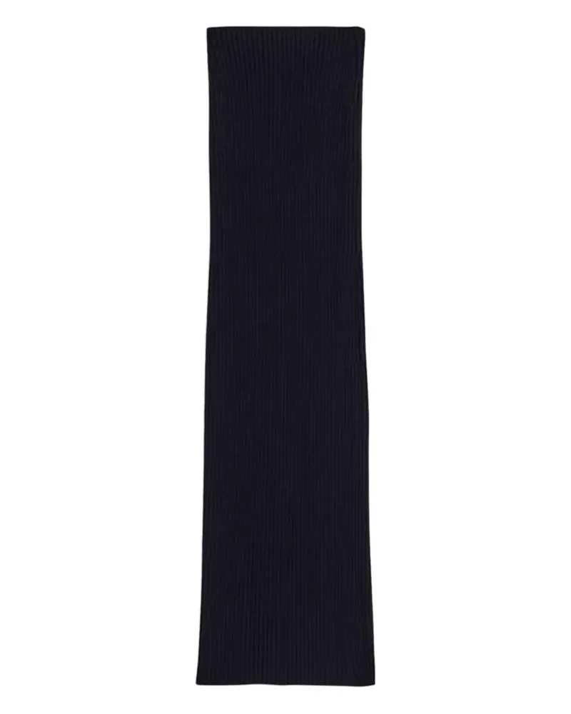 Balenciaga Gerippter Maxirock - Blau Blau