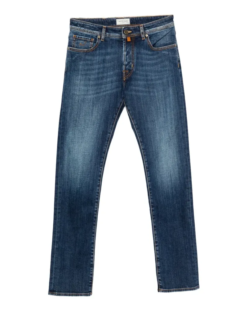 Jacob Cohën faded straight-leg jeans - Blau Blau
