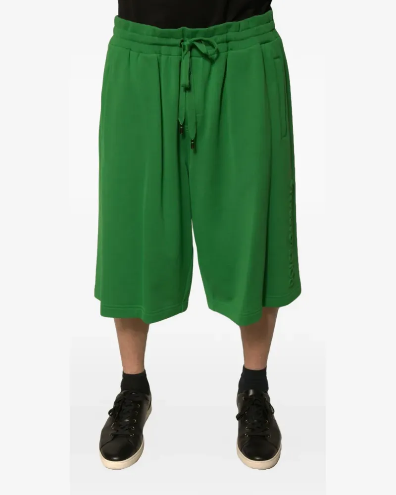 Dolce & Gabbana Shorts mit Kordelzug - Grün Grün