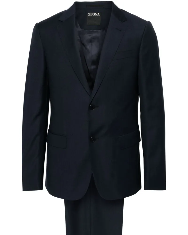 Ermenegildo Zegna Einreihiger Anzug - Blau Blau