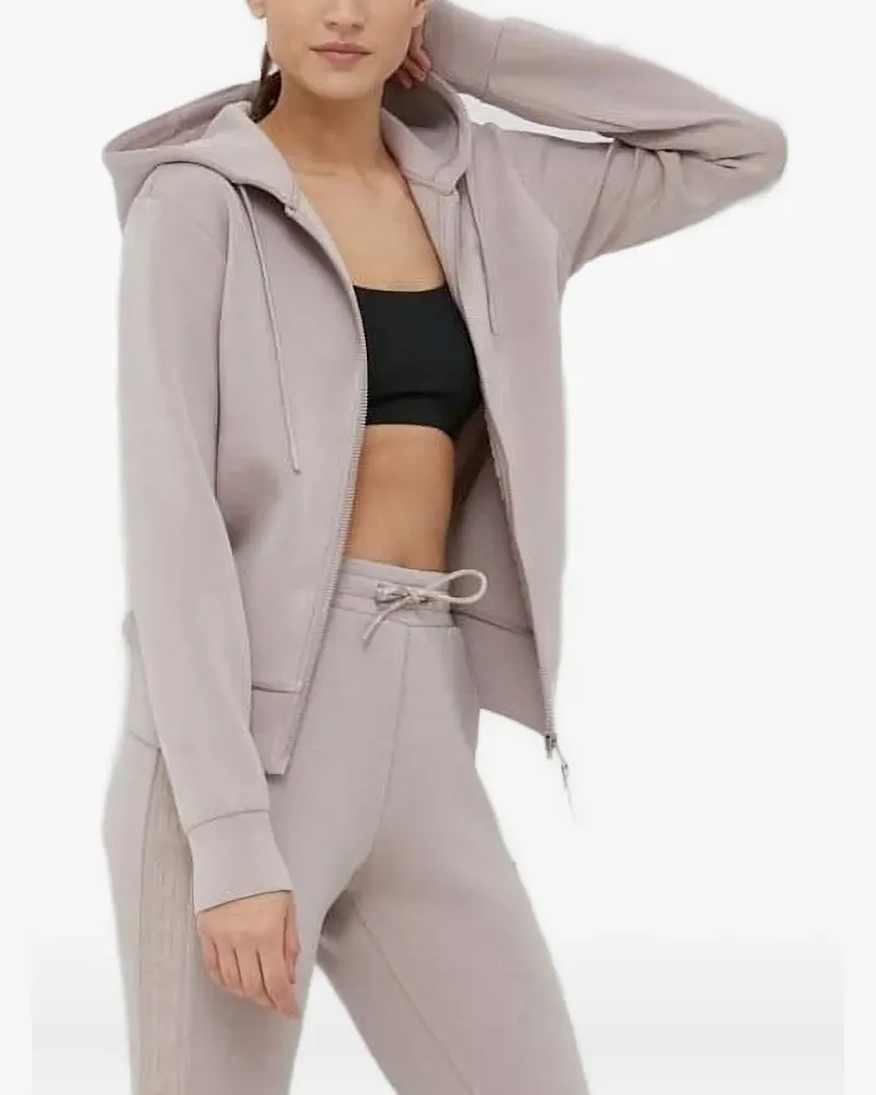 Guess Kapuzenjacke mit Logo-Schild - Nude Nude