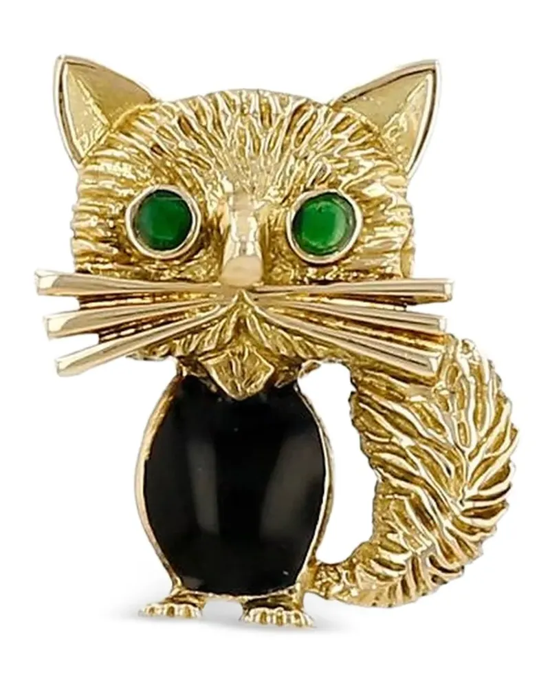 Van Cleef & Arpels 1980s cat brooch - Gold Gold