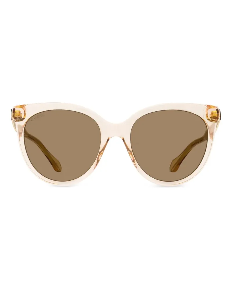 Gucci Cat-Eye-Sonnenbrille - Nude Nude