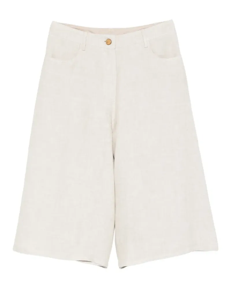 ALYSI Shorts mit Knöpfen - Nude Nude