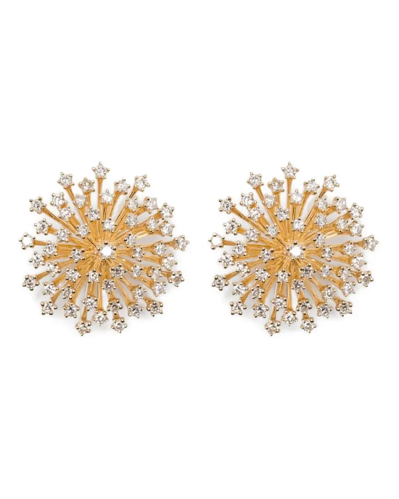 Sydney Evan 14K yellow gold Burst earrings Gold