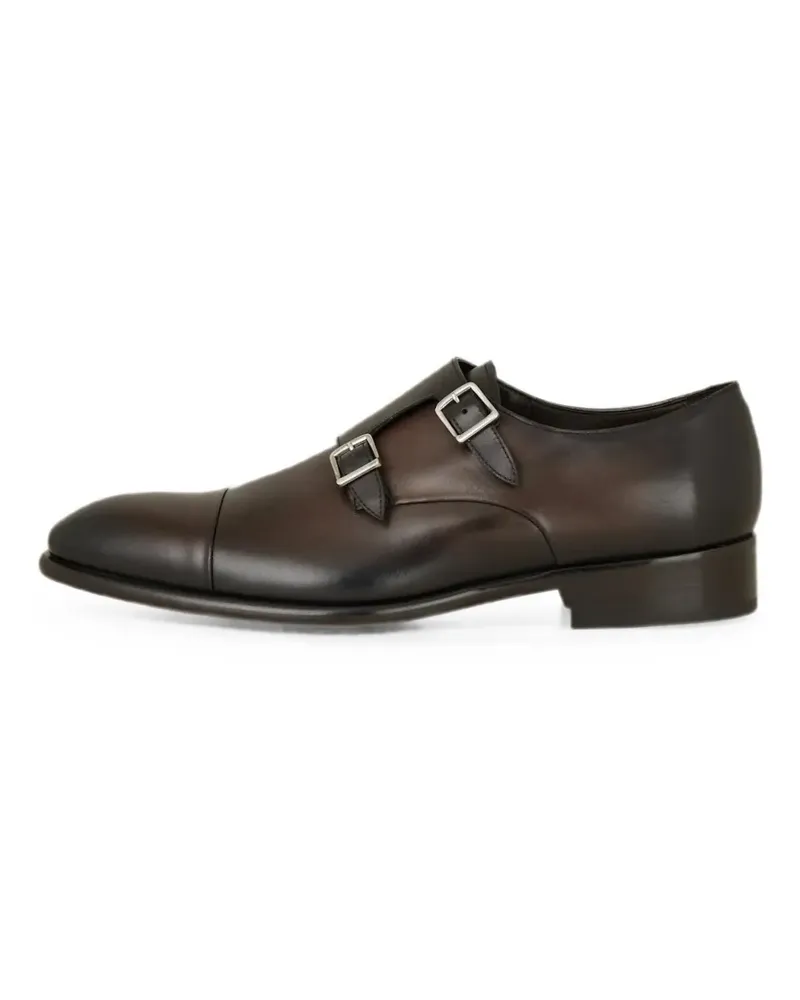 Doucal´s Monk-Schuhe mit Doppelschnalle - Braun Braun