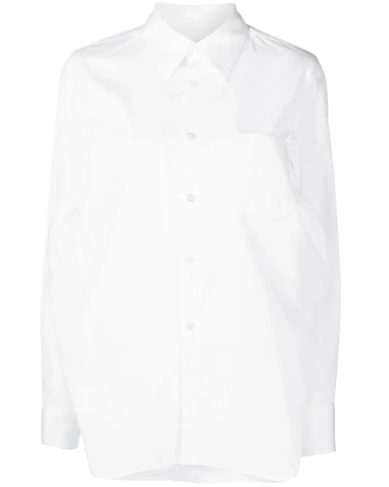 Comme des Garçons Hemd aus Popeline - Weiß Weiß