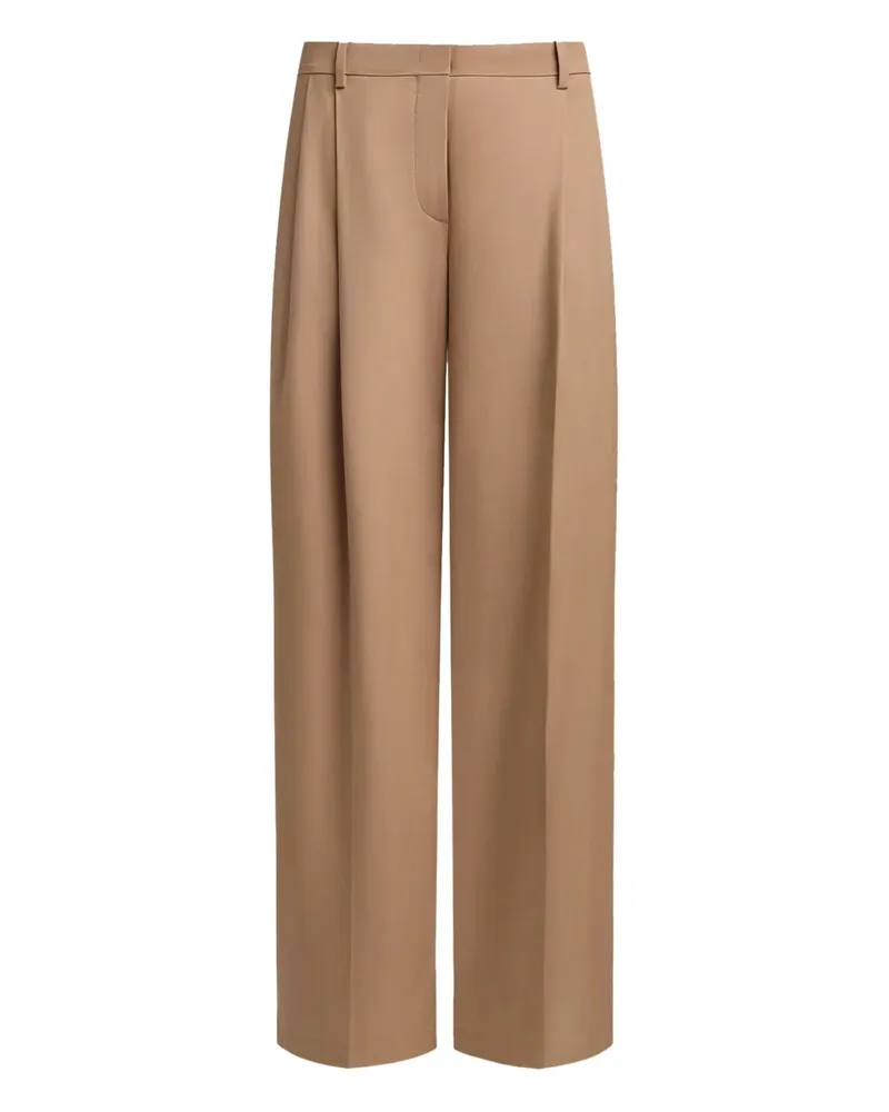 12 STOREEZ Plissierte Hose - Nude Nude