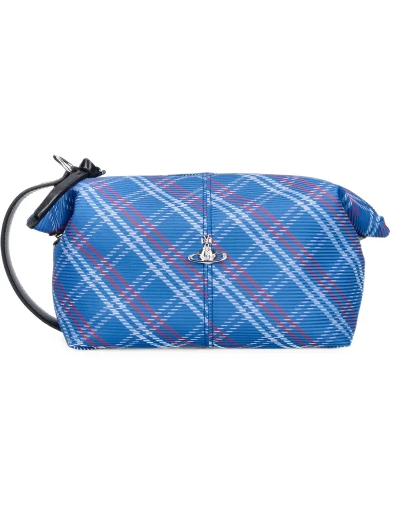 Vivienne Westwood Orb-plaque Make Up bag - Blau Blau