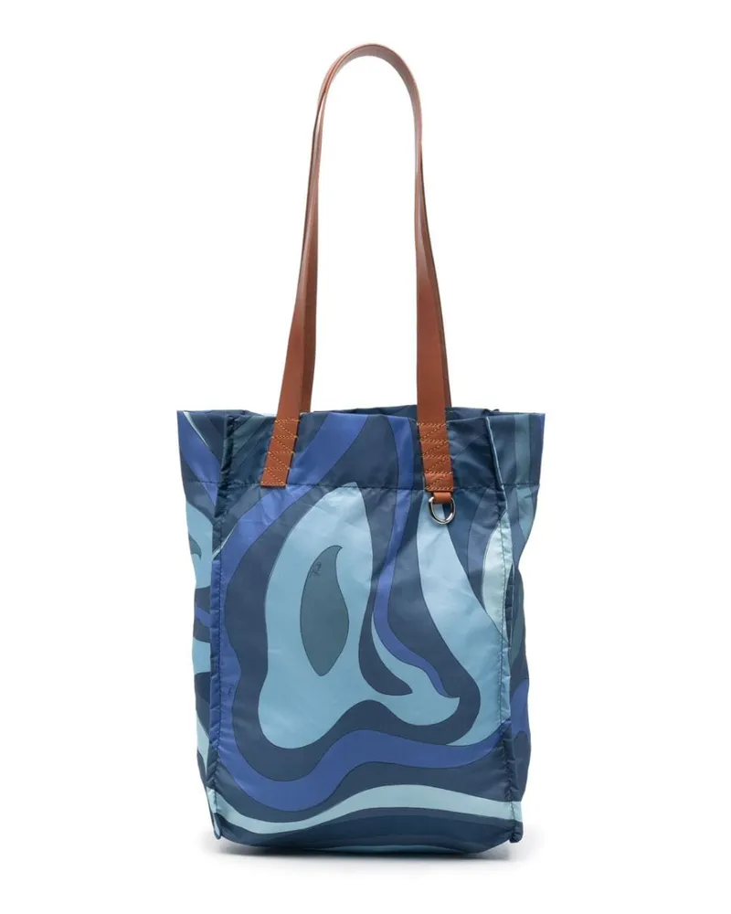 Emilio Pucci Oberteil mit Print Blau