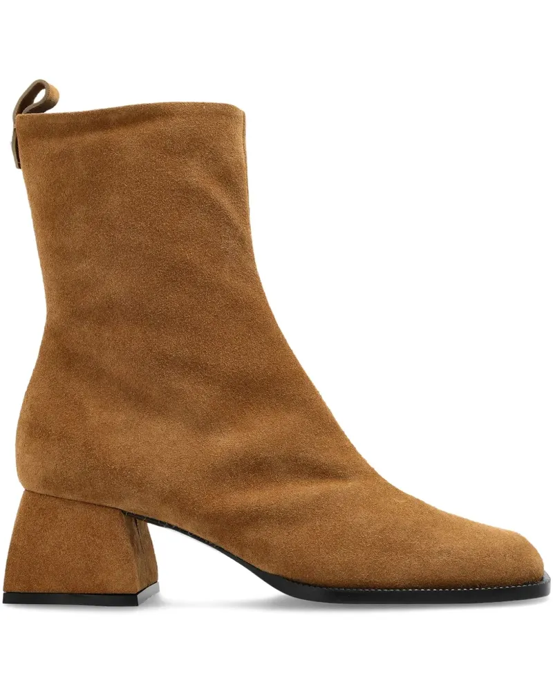 NODALETO Stiefel mit Blockabsatz - Braun Braun