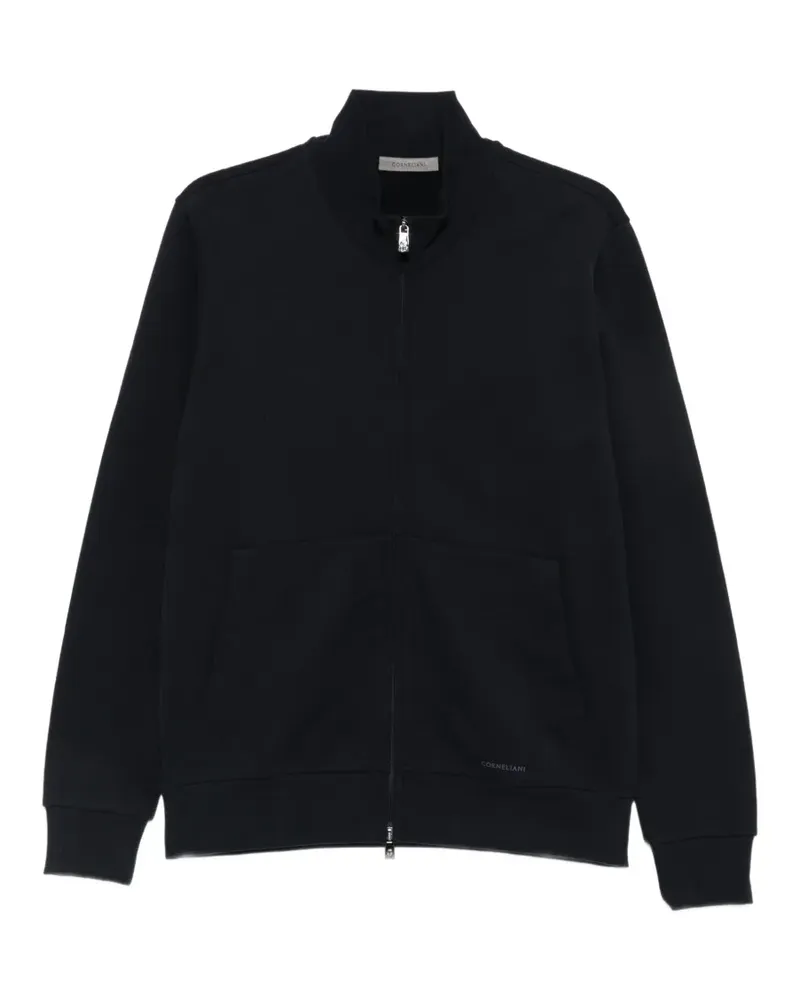 Corneliani Kapuzenjacke mit Reißverschluss - Blau Blau