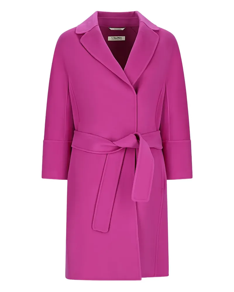 Max Mara Arona Mantel mit Gürtel - Rosa Rosa