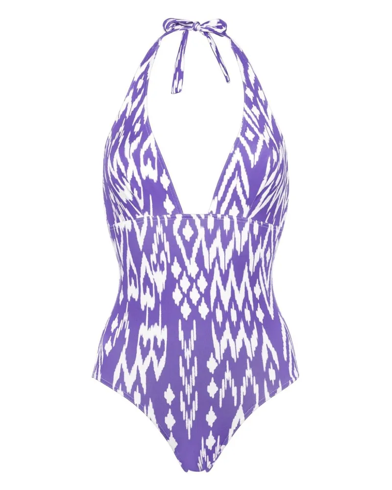 Eres Sunny Badeanzug mit Neckholder-Ausschnitt - Violett Violett