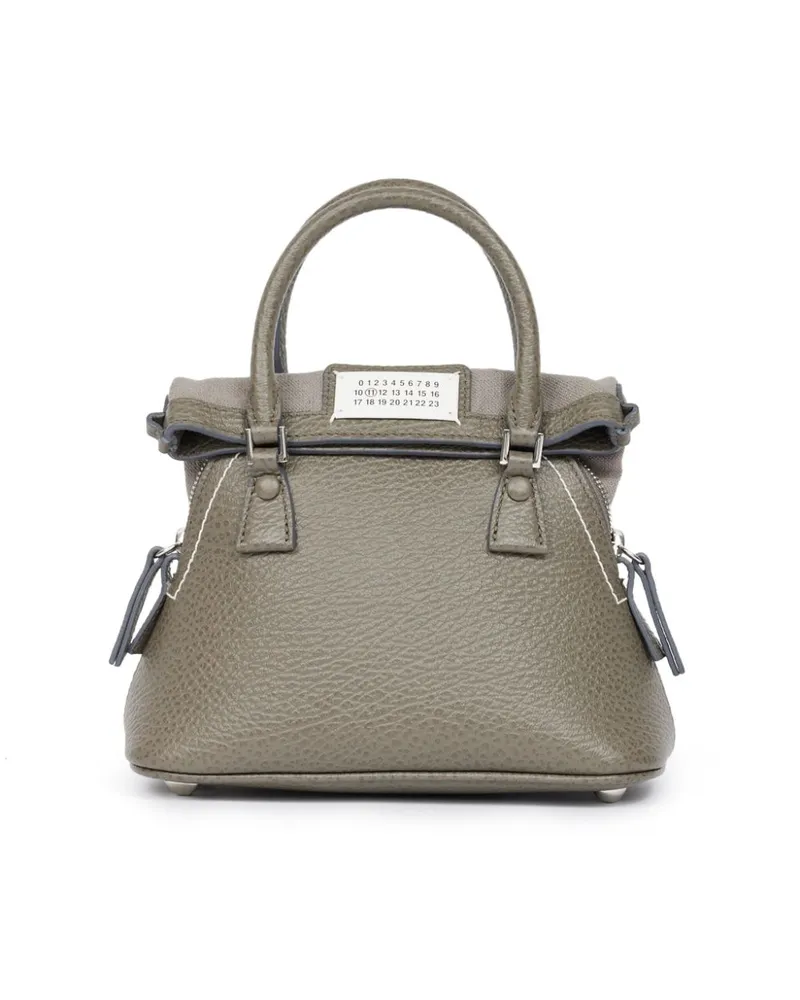 Maison Margiela Mini 5AC Classique Tasche - Grau Grau