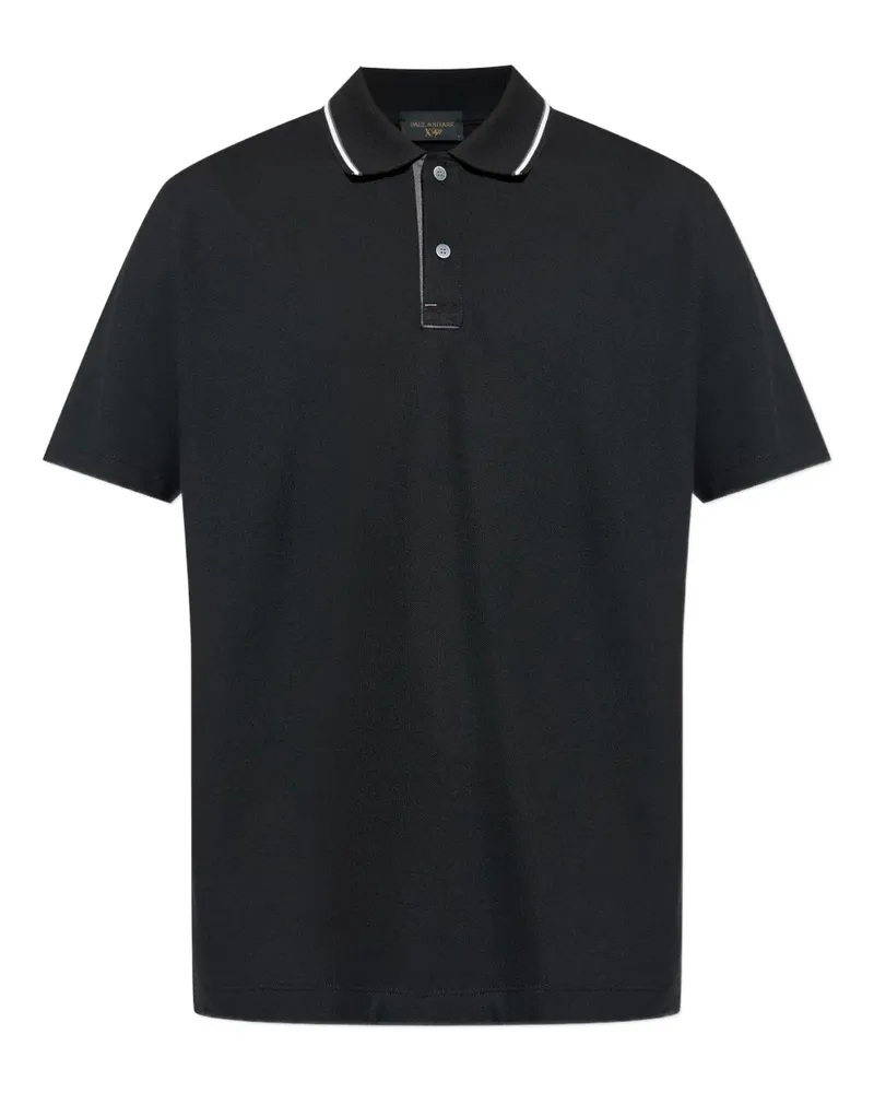 Paul & Shark Poloshirt mit Kontrastdetail - Schwarz Schwarz