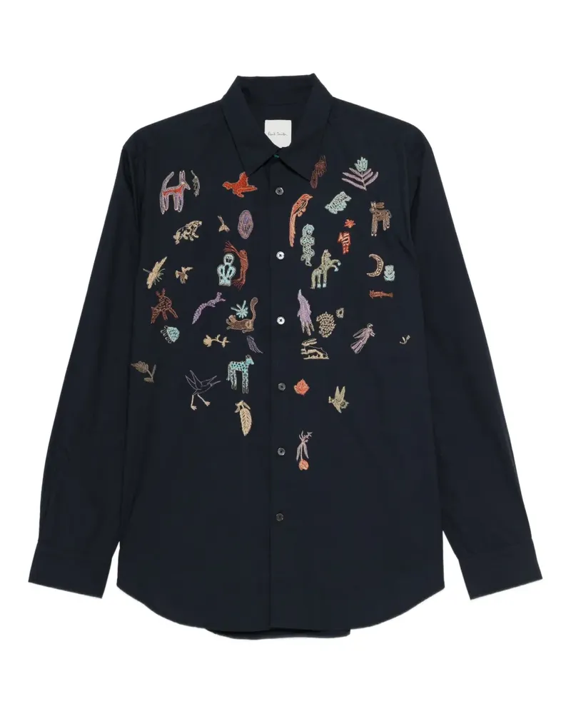 Paul Smith Little Beasts Hemd - Blau Blau