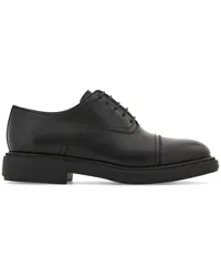 Ferragamo Oxford-Schuhe mit Zehenkappe Schwarz