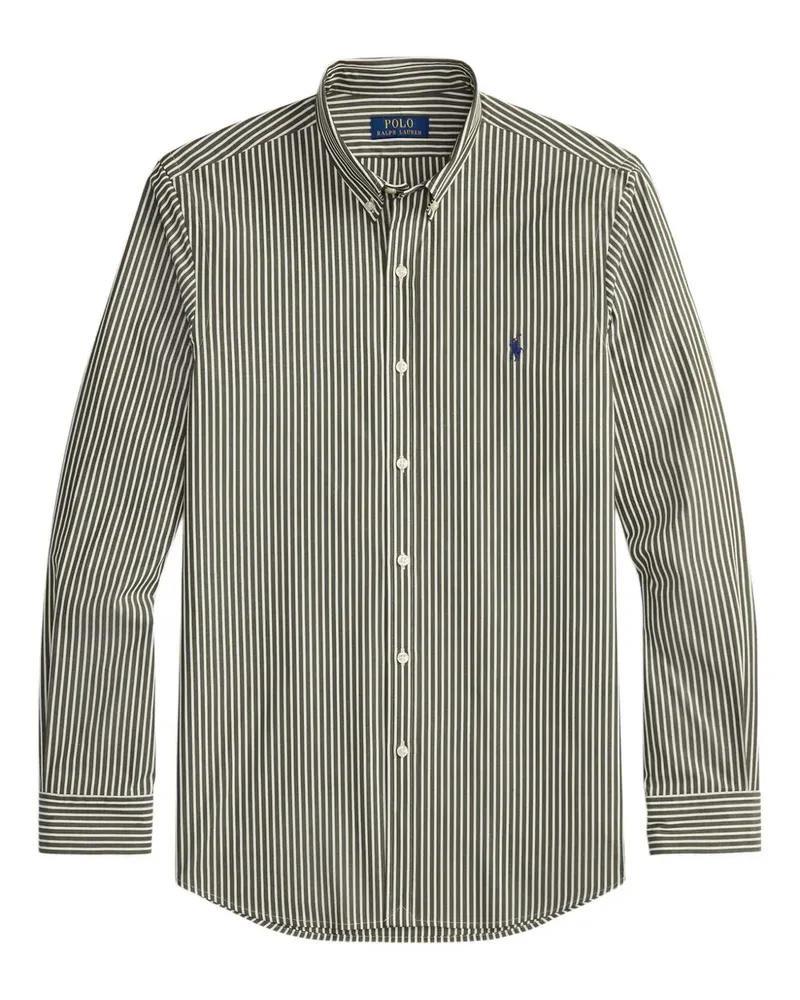 Ralph Lauren Gestreiftes Button-down-Hemd - Grau Grau