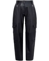 Proenza Schouler Jackson Cargohose aus Leder Schwarz