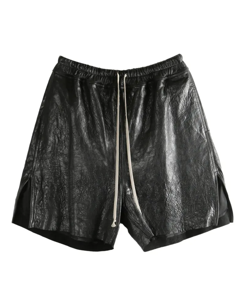 Rick Owens drawstring side-slit shorts - Schwarz Schwarz