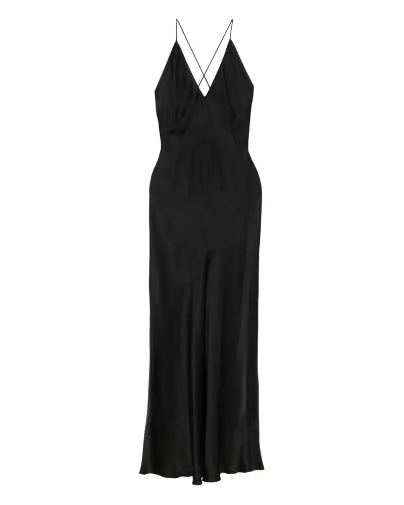 Anine Bing Laurel Maxikleid - Schwarz Schwarz