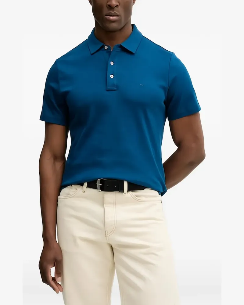 Michael Kors buttoned polo shirt - Blau Blau
