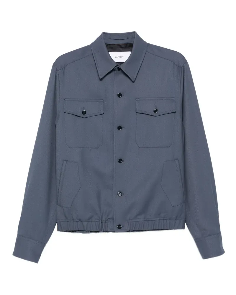 LARDINI Jacke mit Klappentasche - Blau Blau