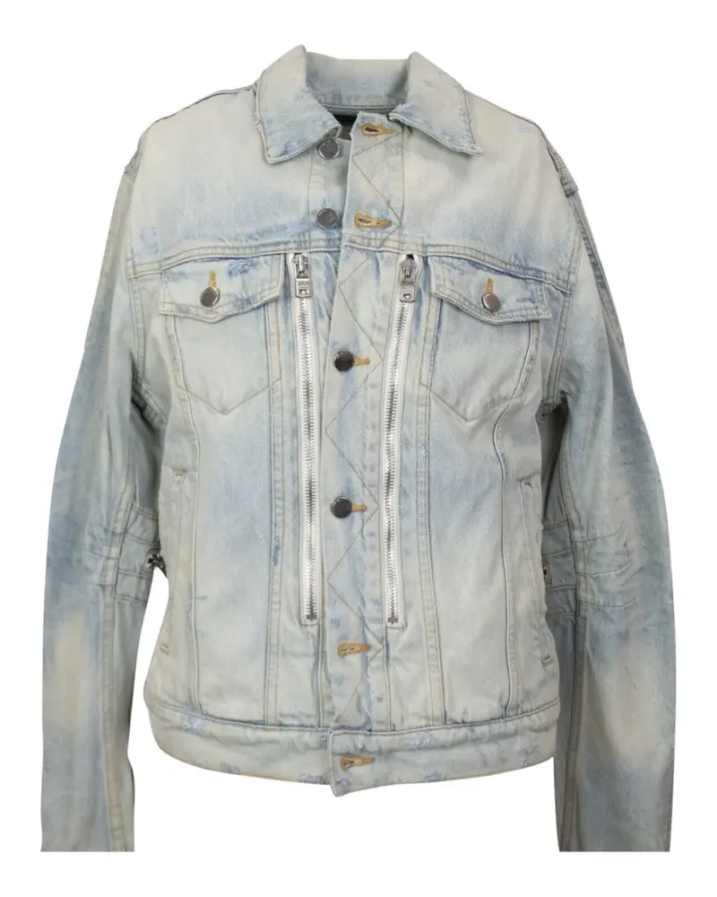 Amiri MX2 Trucker zipped denim jacket - Blau Blau