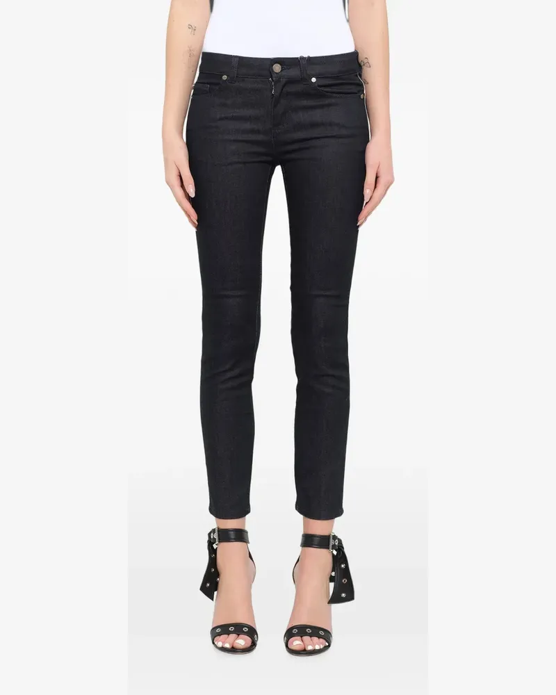 Alexander McQueen Jeans mit Gürtelschlaufe - Blau Blau