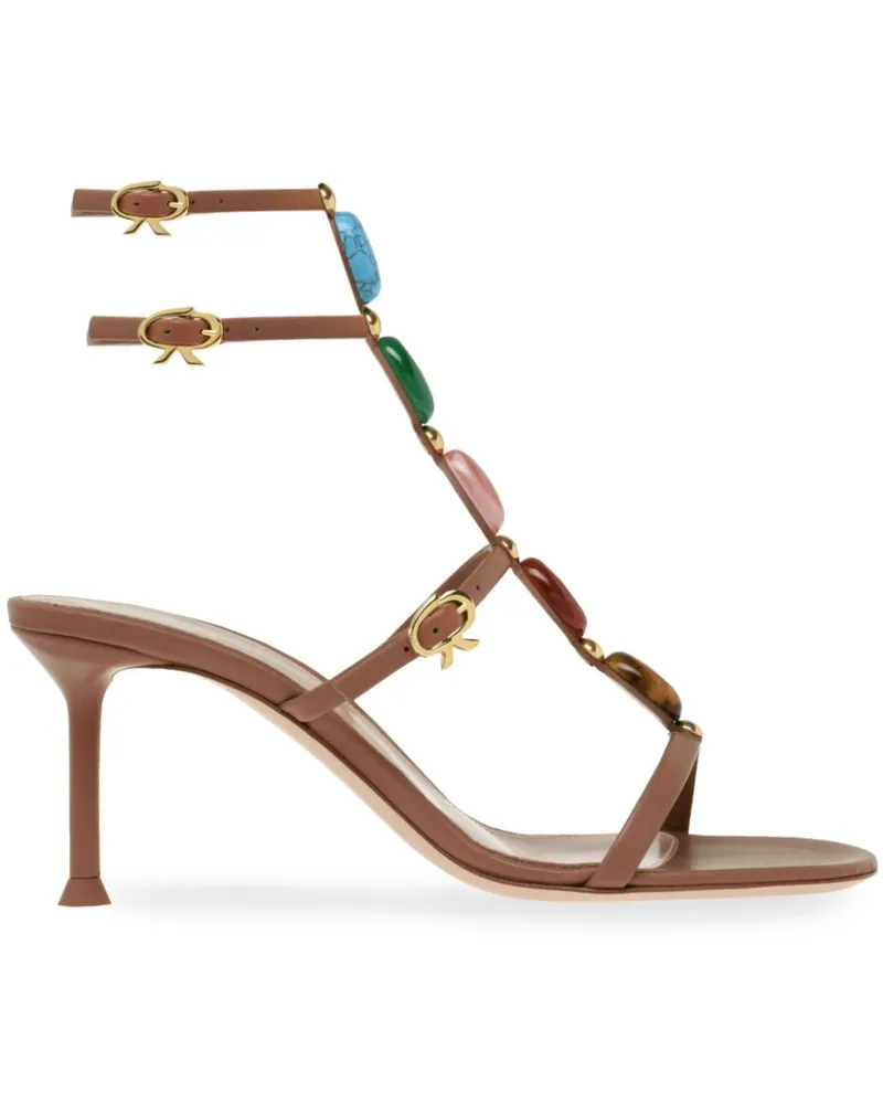 Gianvito Rossi Shanti 70 Sandalen - Braun Braun