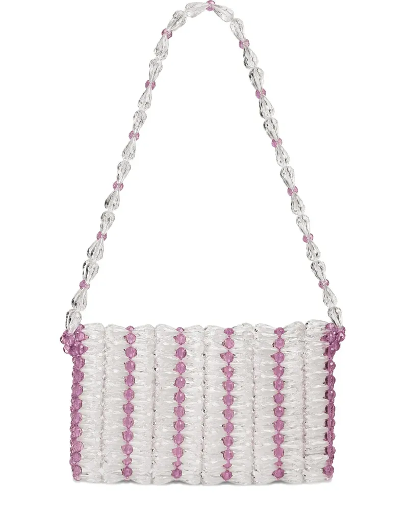 0711 Kleine Evy Schultertasche - Weiß Weiß