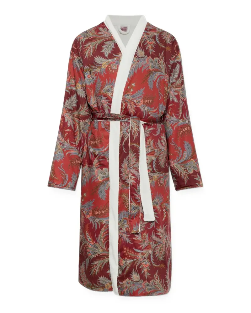 Etro Paisley-print dressing gown - Rot Rot