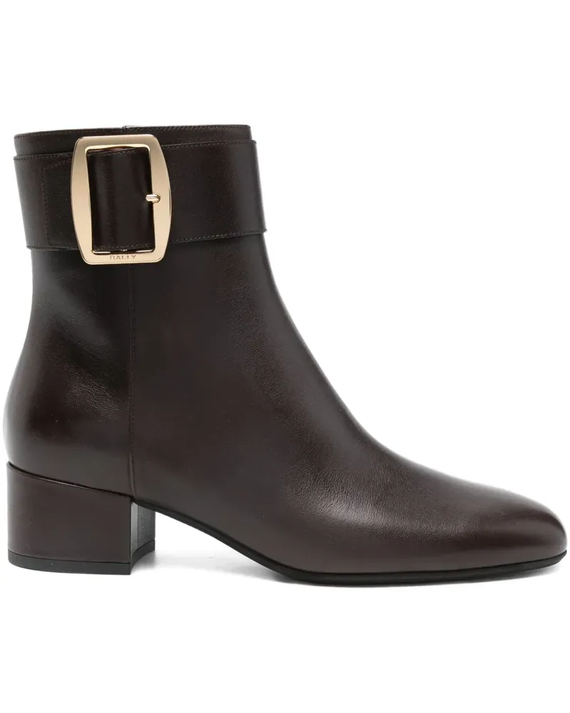 Bally Bemeri buckle-strap ankle boots - Braun Braun