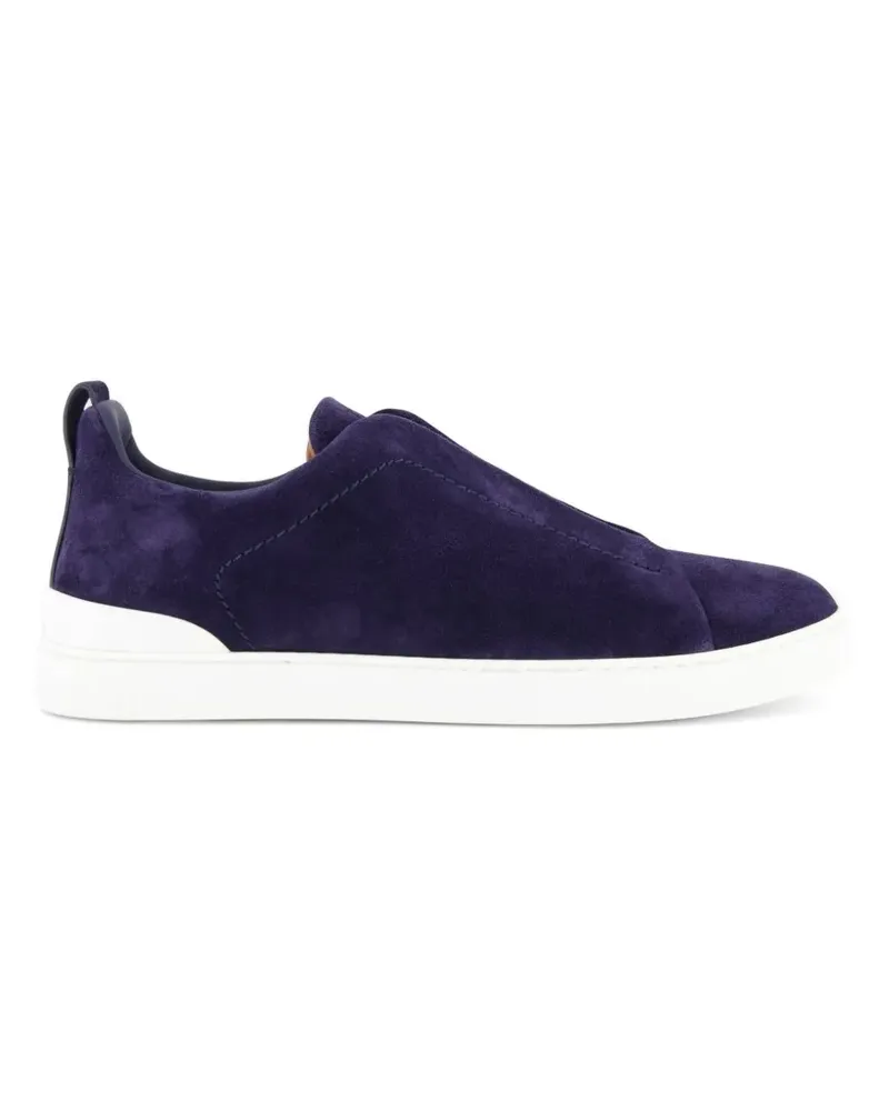 Ermenegildo Zegna Triple Stitch Sneakers aus Wildleder - Violett Violett
