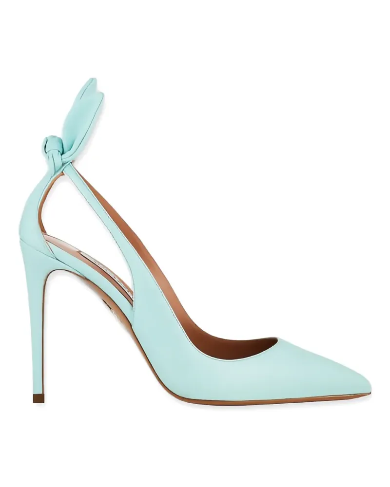 Aquazzura bow-detail pumps - Blau Blau