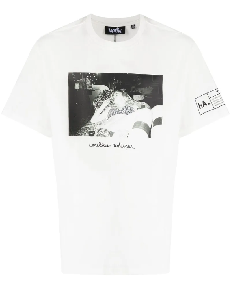 Haculla T-Shirt mit Careless Whisper-Print - Weiß Weiß