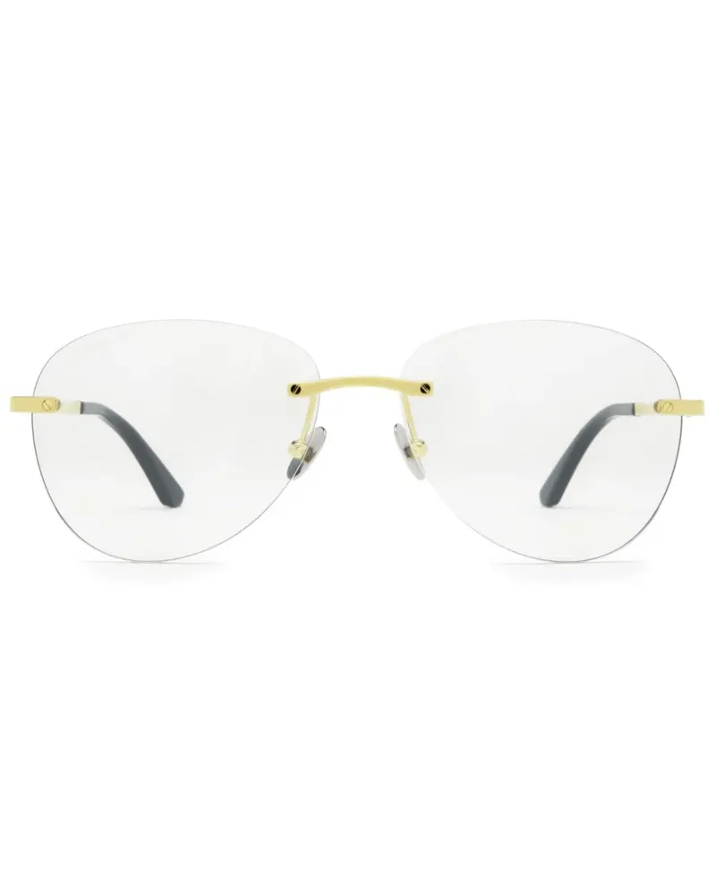 Cartier Klassische Pilotenbrille - Gold Gold