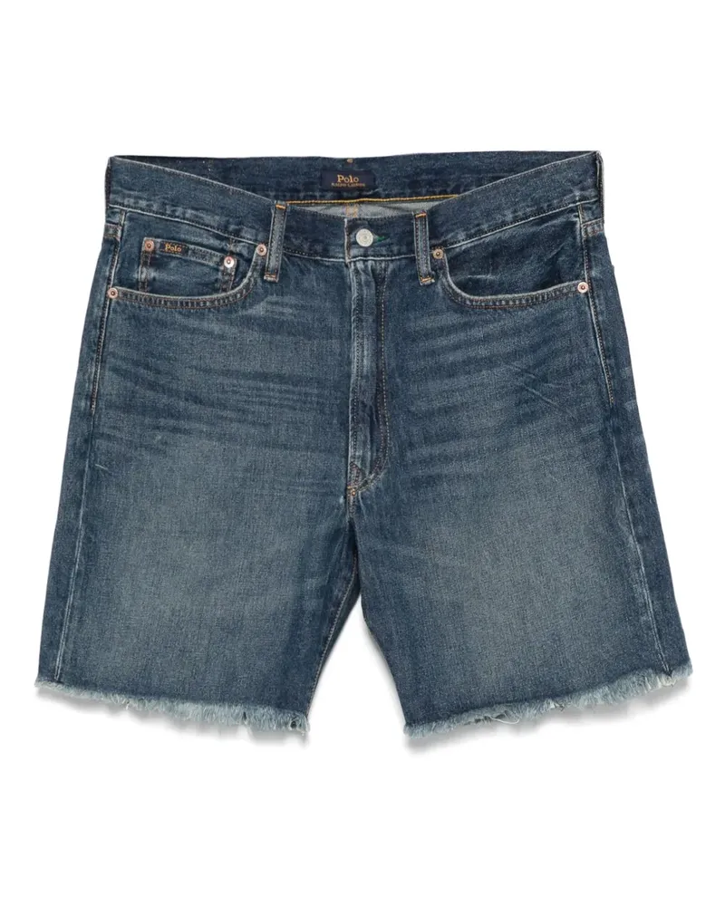 Ralph Lauren Jeans-Shorts mit Logo-Patch - Blau Blau