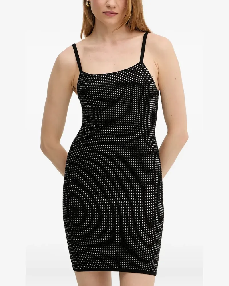 Guess Verziertes Minikleid - Schwarz Schwarz