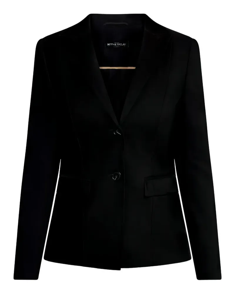 Betty Barclay single-breasted notched-lapel blazer - Schwarz Schwarz