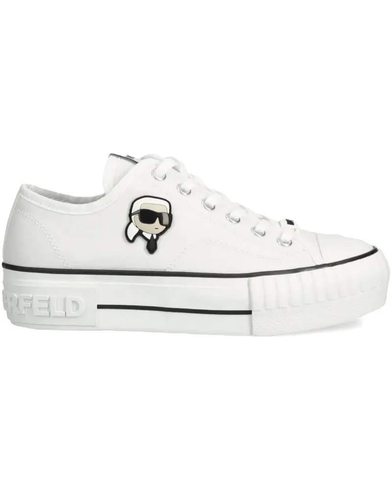 Karl Lagerfeld Trampki Sneakers - Weiß Weiß