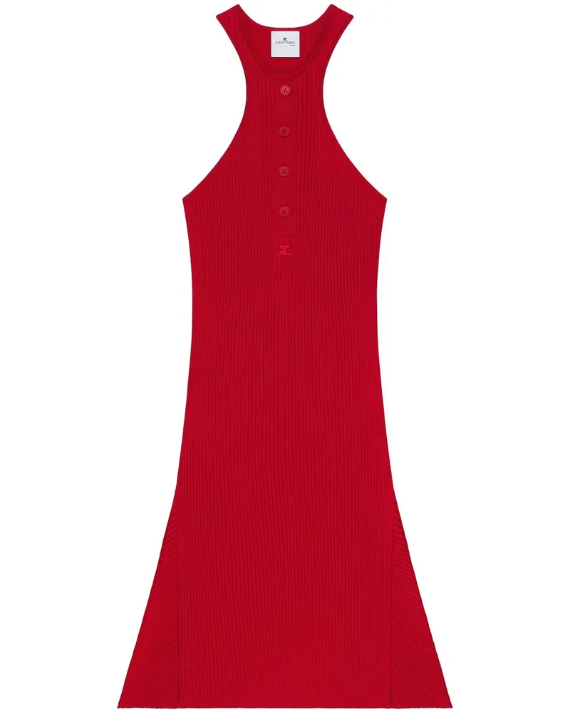 Courrèges Scuba Minikleid - Rot Rot