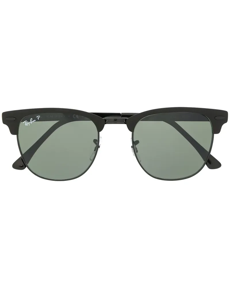 Ray Ban Sonnenbrille mit D-förmigem Gestell - Schwarz Schwarz