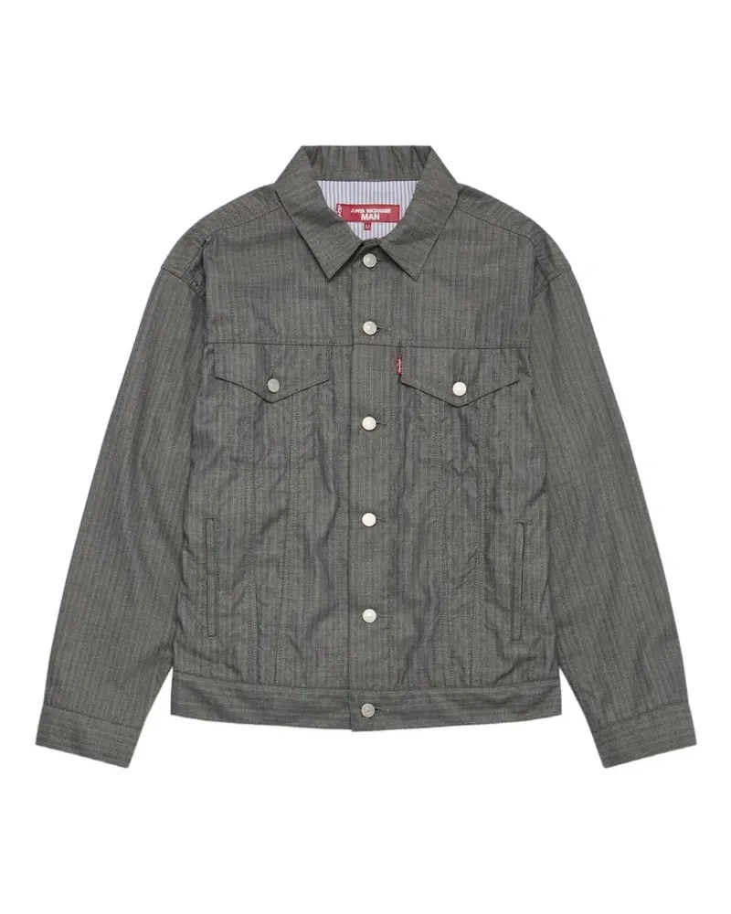Junya Watanabe buttoned shirt-jacket - Grau Grau