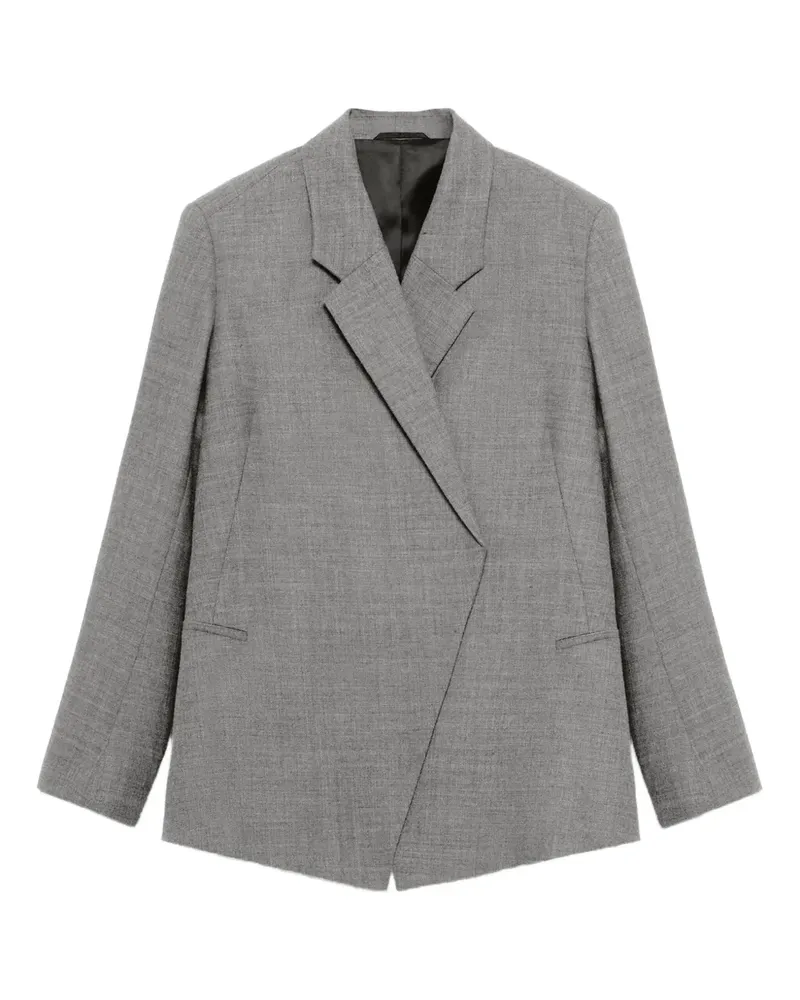 BITE Studios Blazer mit asymmetrischem Verschluss - Grau Grau