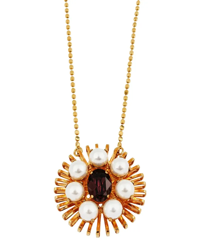 Anton Heunis crystal-embellished necklace - Gold Gold