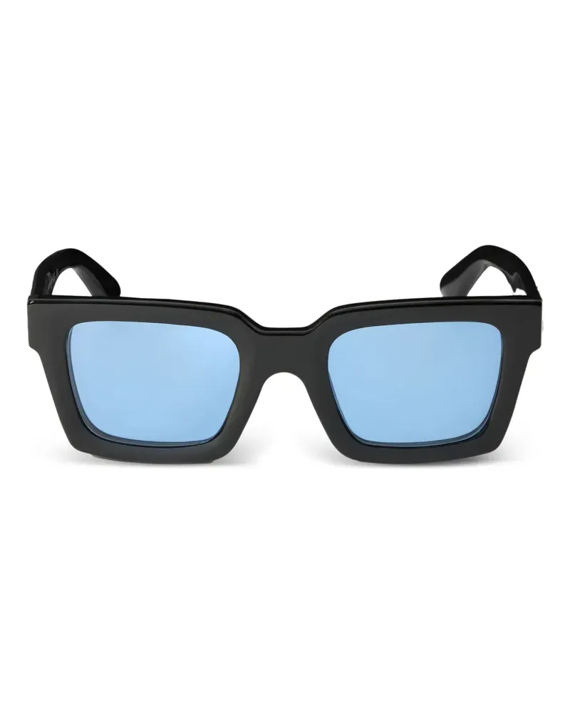 OFF-WHITE Clip On rectangle-frame glasses - Schwarz Schwarz